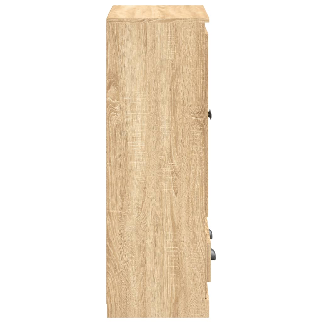 vidaXL Highboard Sonoma Oak 60x35.5x103.5 cm Engineered Wood