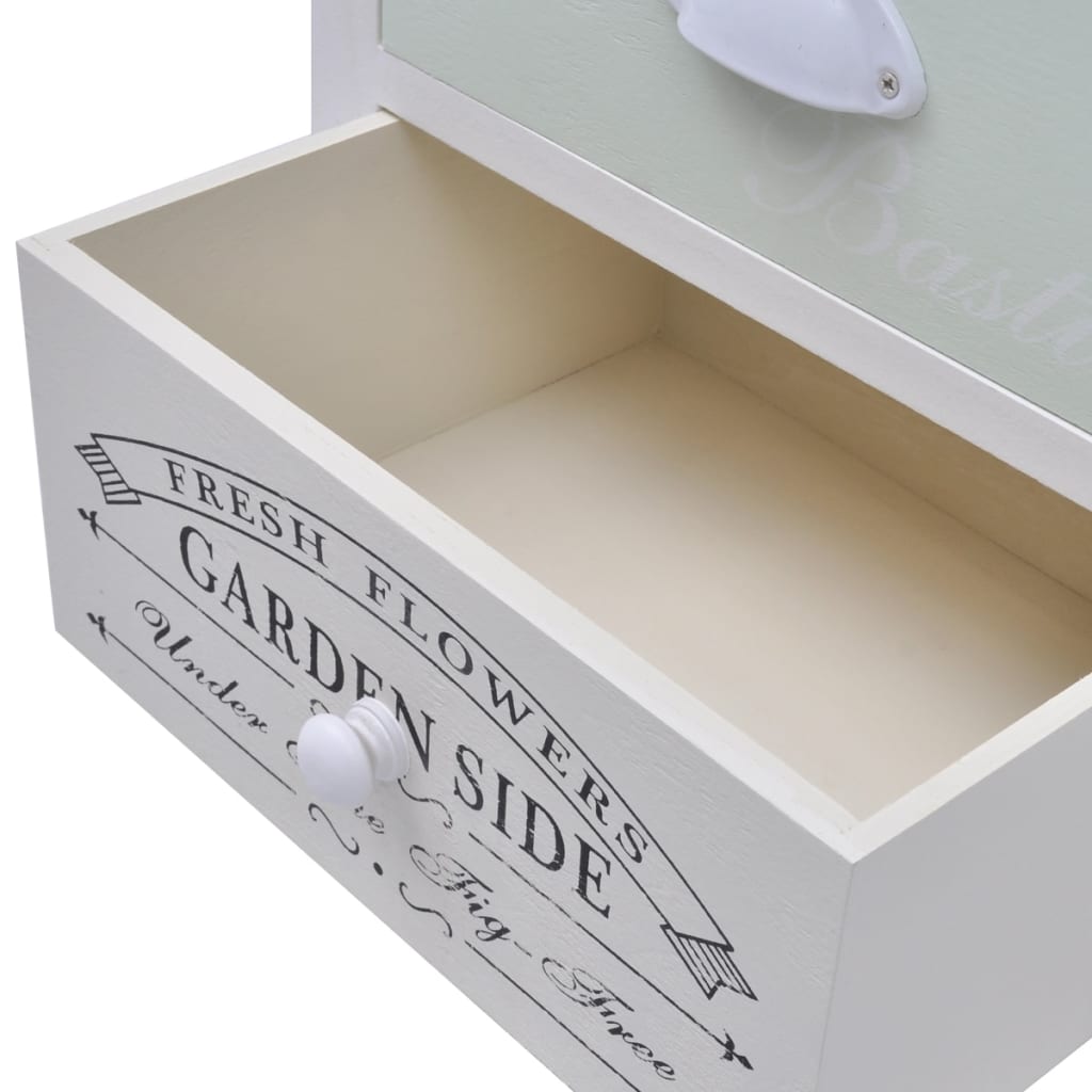 vidaXL French Bedside Cabinets 2 pcs Wood