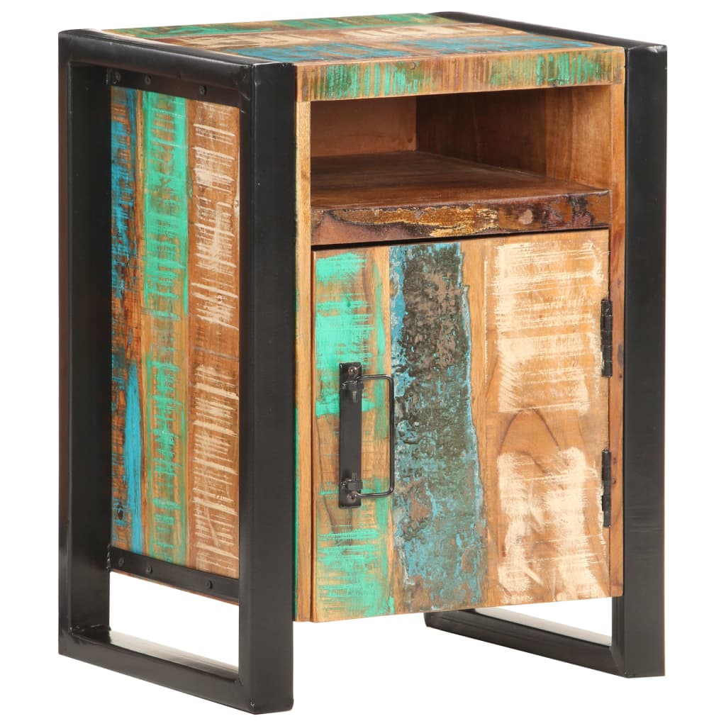 vidaXL Bedside Cabinet 40x35x55 cm Solid Reclaimed Wood