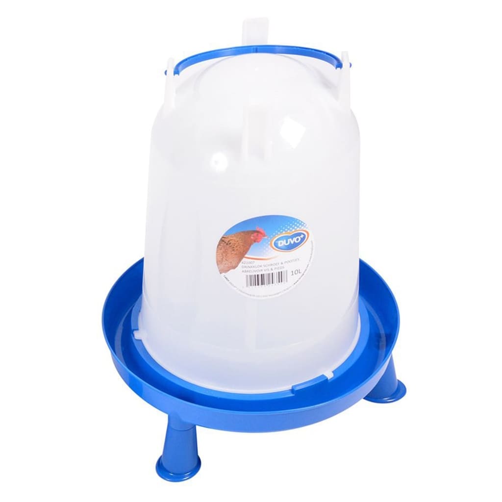 Duvoplus Poultry Waterer with Handle and Studs 10 L