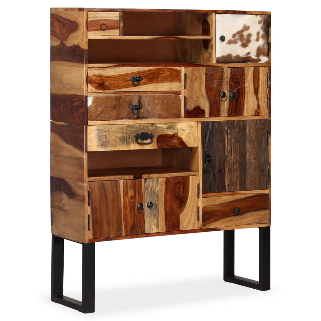 vidaXL Sideboard Solid Sheesham Wood 100x30x130 cm
