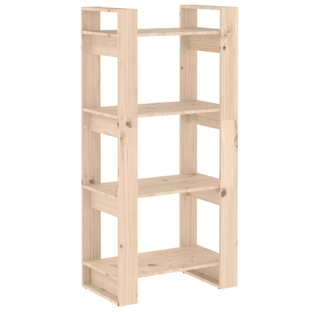 vidaXL Book Cabinet/Room Divider 60x35x125 cm Solid Wood