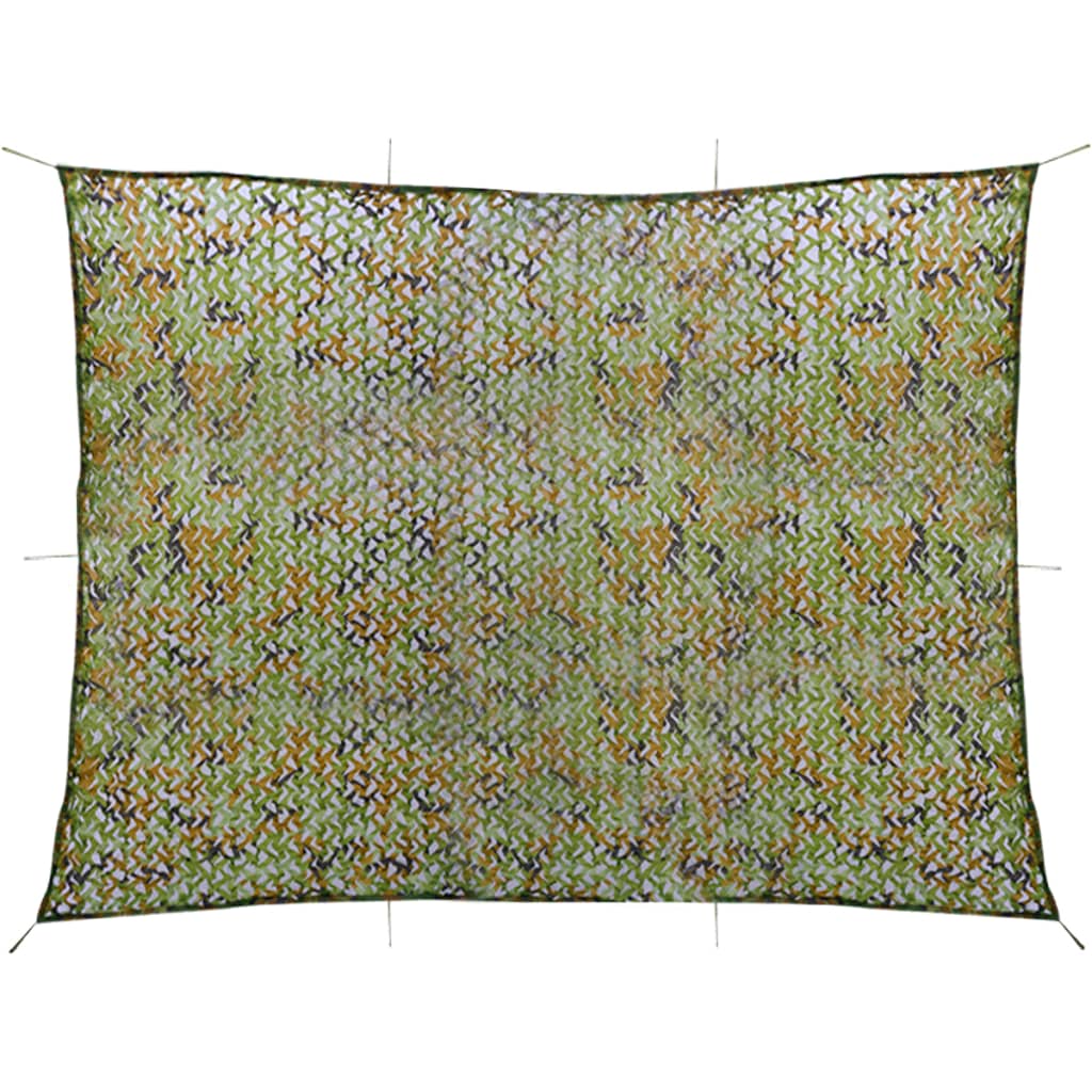 vidaXL Camouflage Net with Storage Bag 3x4 m