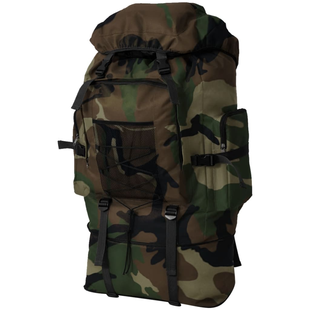 vidaXL Army-Style Backpack XXL 100 L Camouflage