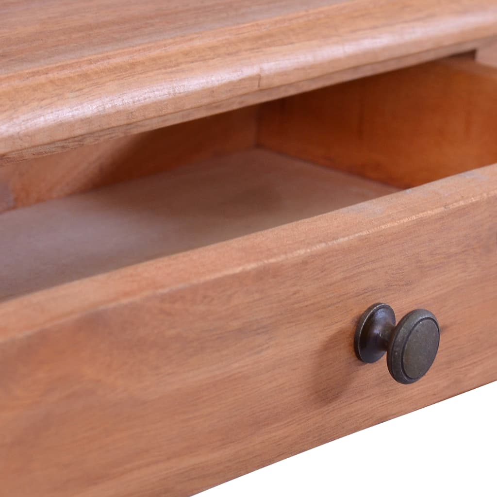 vidaXL Console Table 120 cm Solid Mahogany Wood