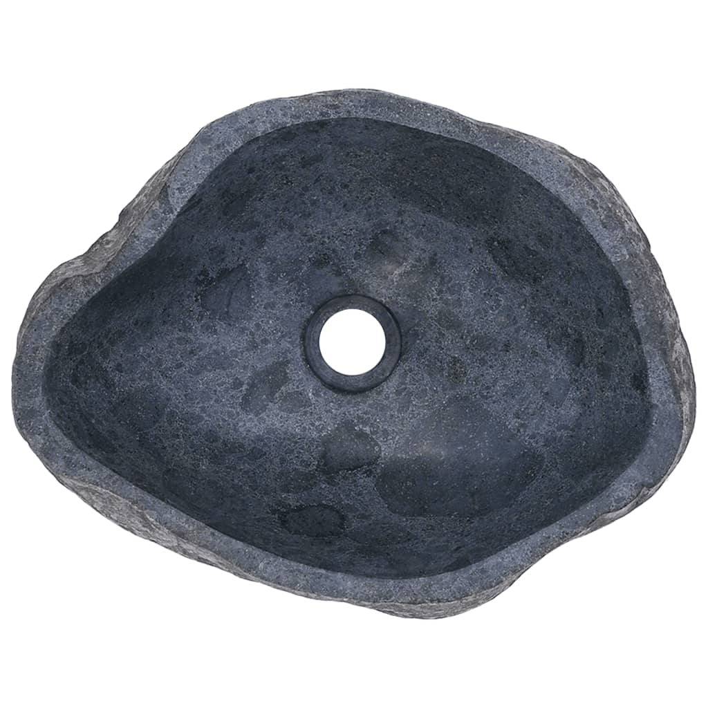 vidaXL Basin River Stone Oval 37-46 cm
