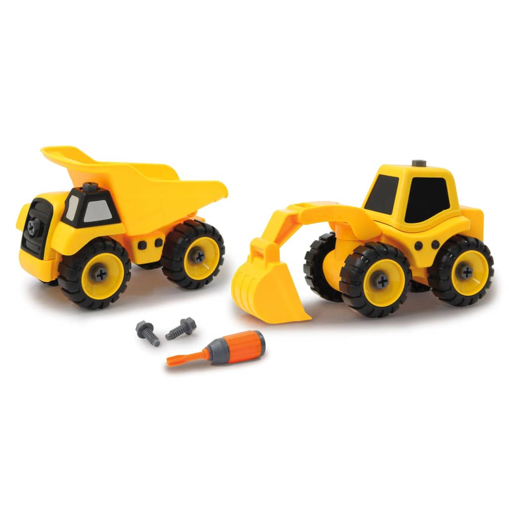JAMARA 9-in-2 Toy Construction Vehicle Set