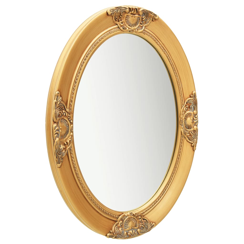 vidaXL Wall Mirror Baroque Style 50x70 cm Gold