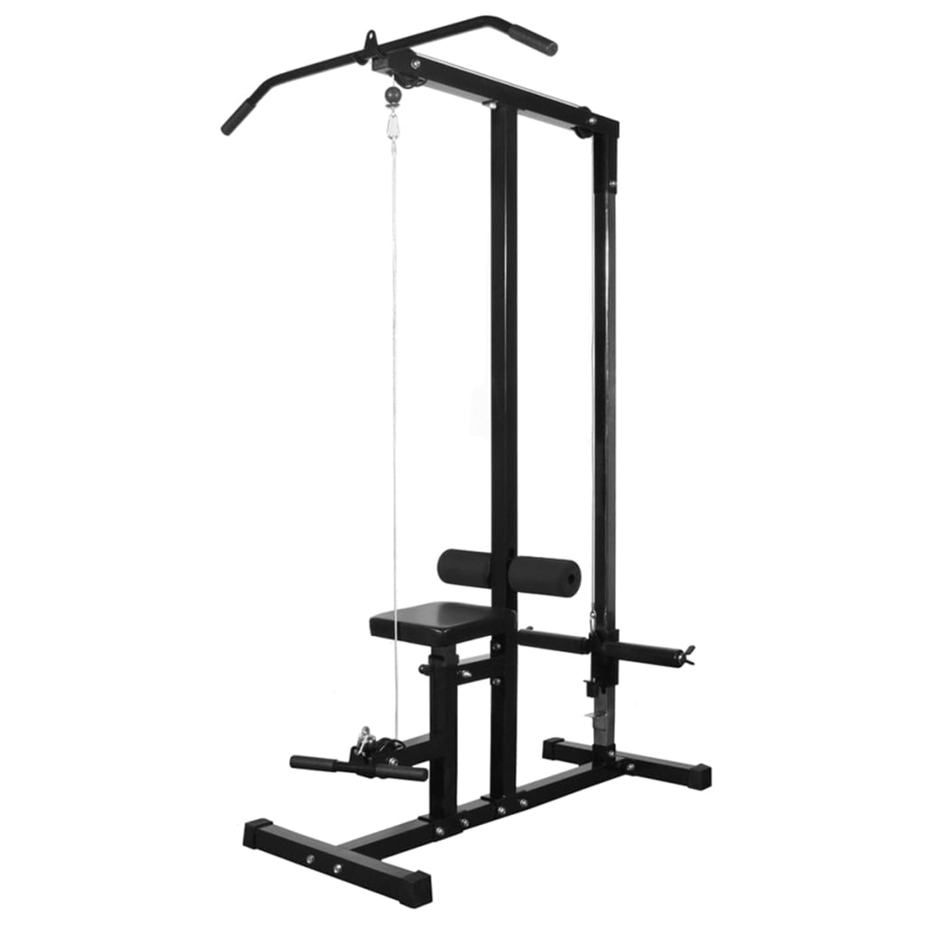 vidaXL Power Tower with Weight Plates 40 kg