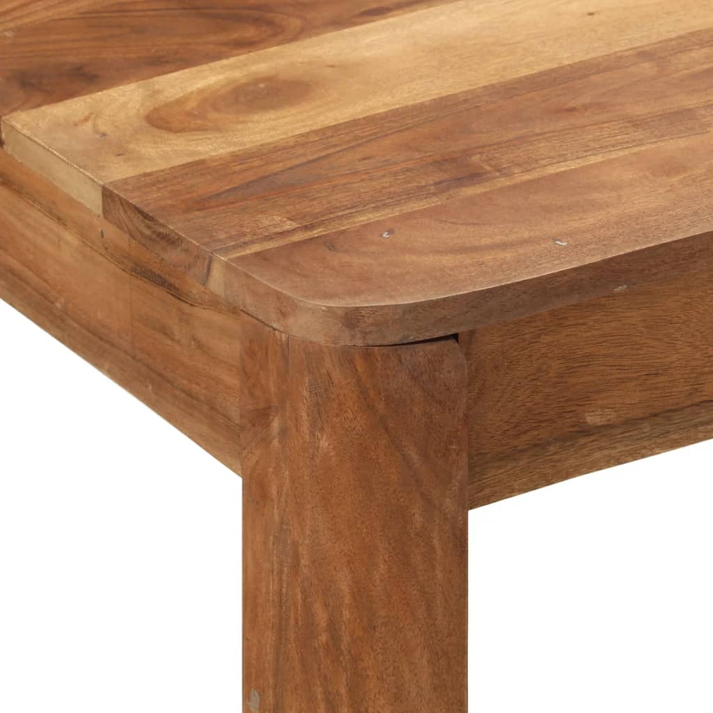 vidaXL Bar Table Solid Wood Acacia with Honey Finish 110x55x106 cm