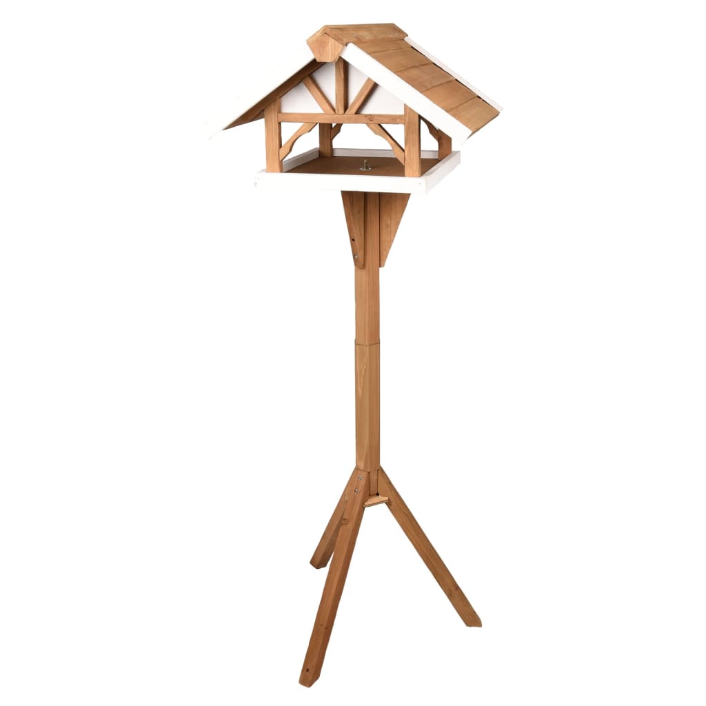FLAMINGO Bird Table with Stand Vintro 44x45.5x126 cm Natural