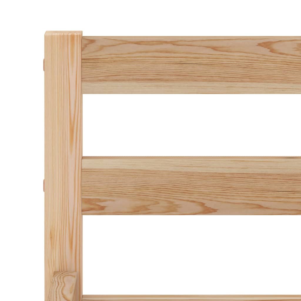 vidaXL Bed Frame Solid Pine Wood 100x200 cm