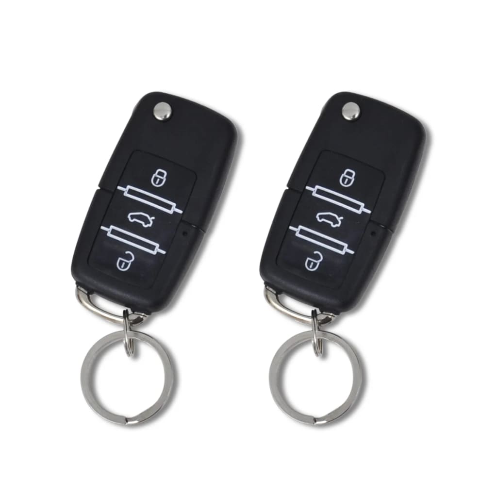 vidaXL Car Central Door Locking Set with 2 Remote Keys for VW Skoda Audi