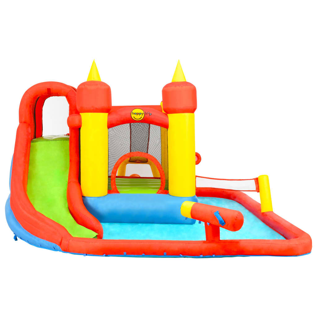 Happy Hop Inflatable Bouncer with Slide and Splash Pool 410x385x220 cm PVC
