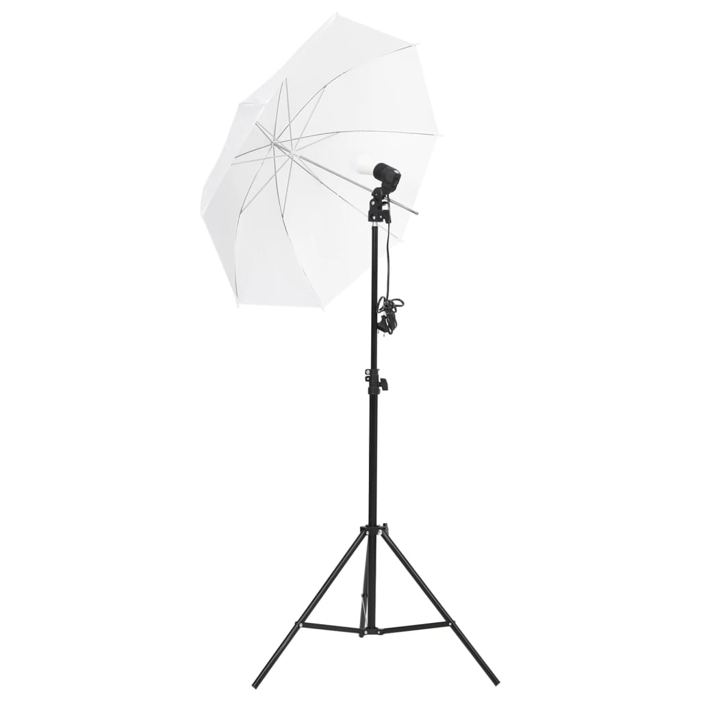 vidaXL Studio Lighting Kit with Backdrops & Umbrellas