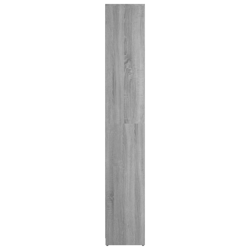 vidaXL Bathroom Cabinet Grey Sonoma 30x30x183.5 cm Engineered Wood