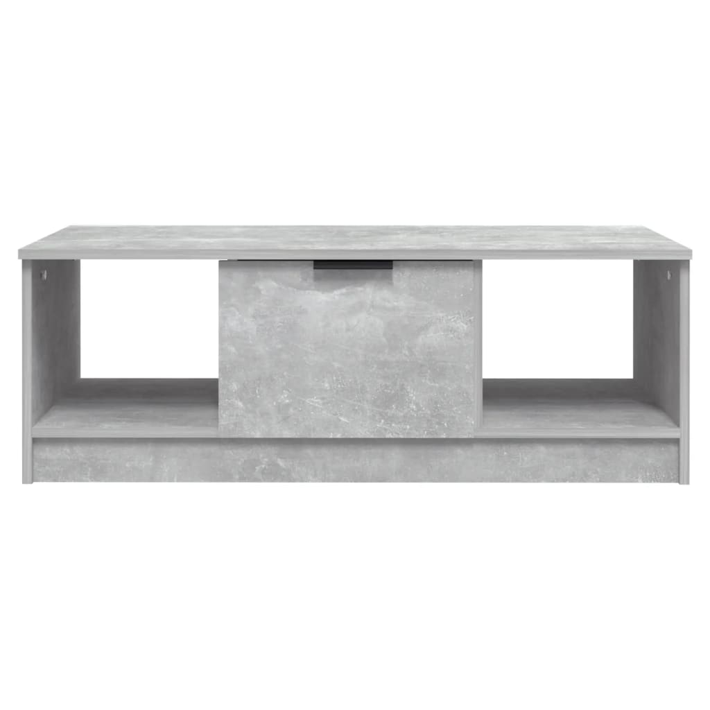 vidaXL Coffee Table Concrete Grey 102x50x36 cm Engineered Wood