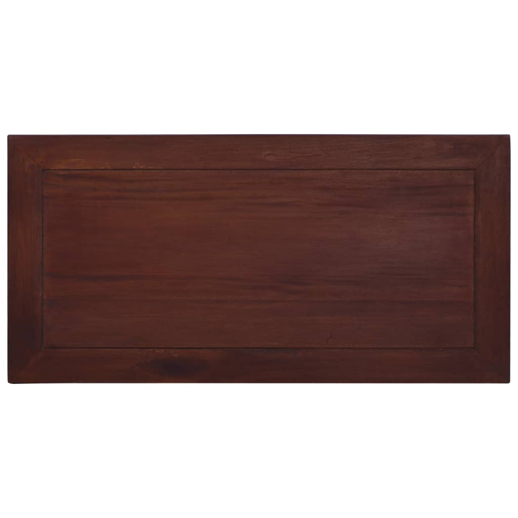vidaXL Coffee Table Classical Brown 100x50x30 cm Solid Mahogany Wood