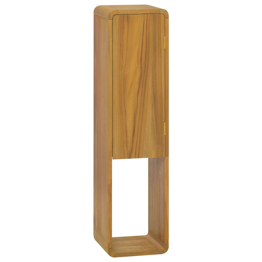 vidaXL Wall-mounted Bathroom Cabinet 25x25x100 cm Solid Wood Teak