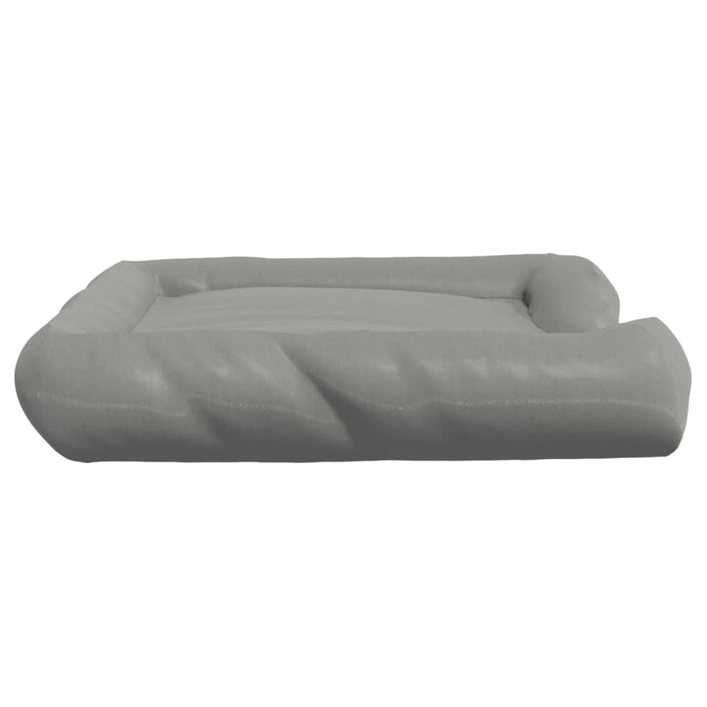 vidaXL Dog Cushion with Pillows Grey 115x100x20 cm Oxford Fabric