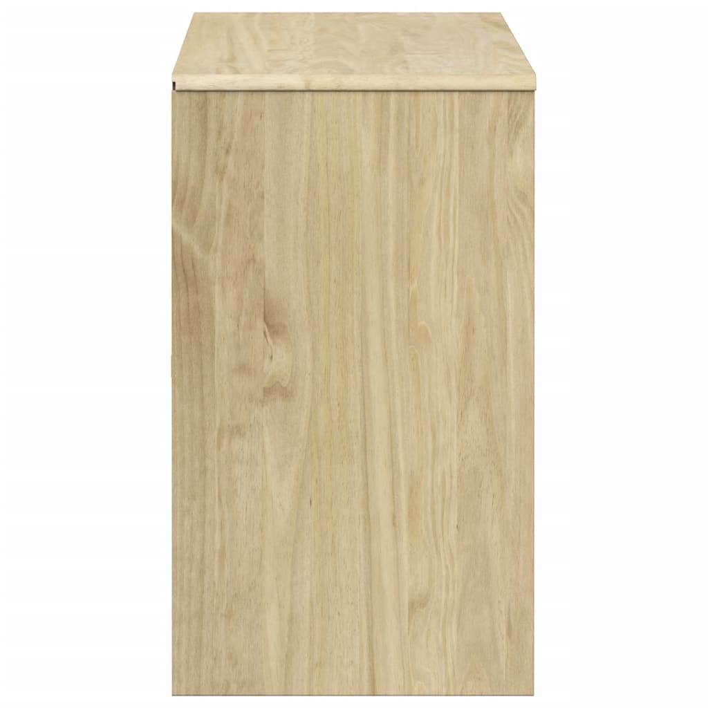 vidaXL Drawer Cabinet SAUDA Oak 111x43x73.5 cm Solid Wood Pine