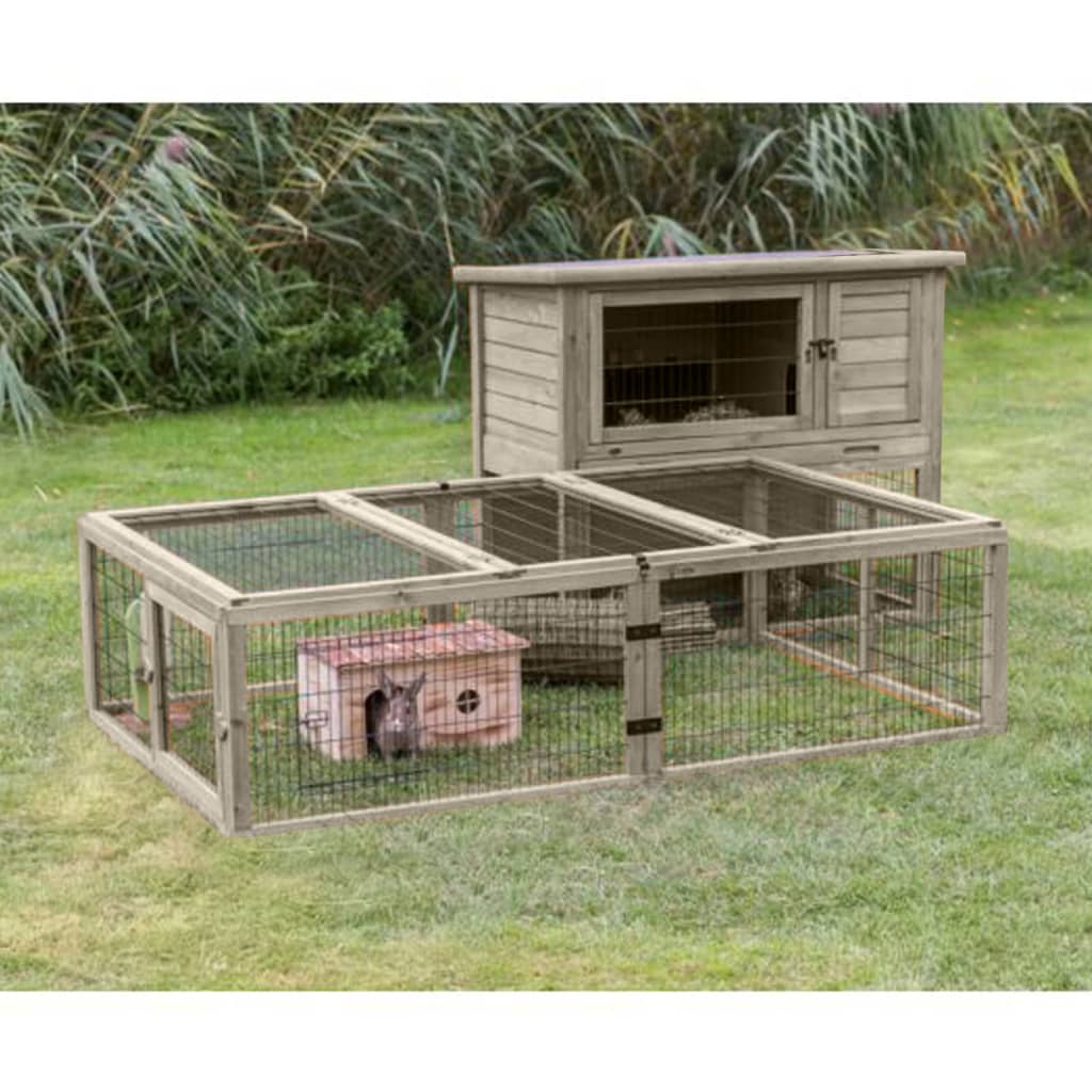 TRIXIE Outdoor Hutch for Small Animal 116x97x63 cm Grey-Green