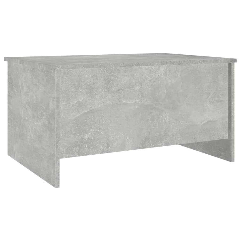 vidaXL Coffee Table Concrete Grey 80x55.5x41.5 cm Engineered Wood