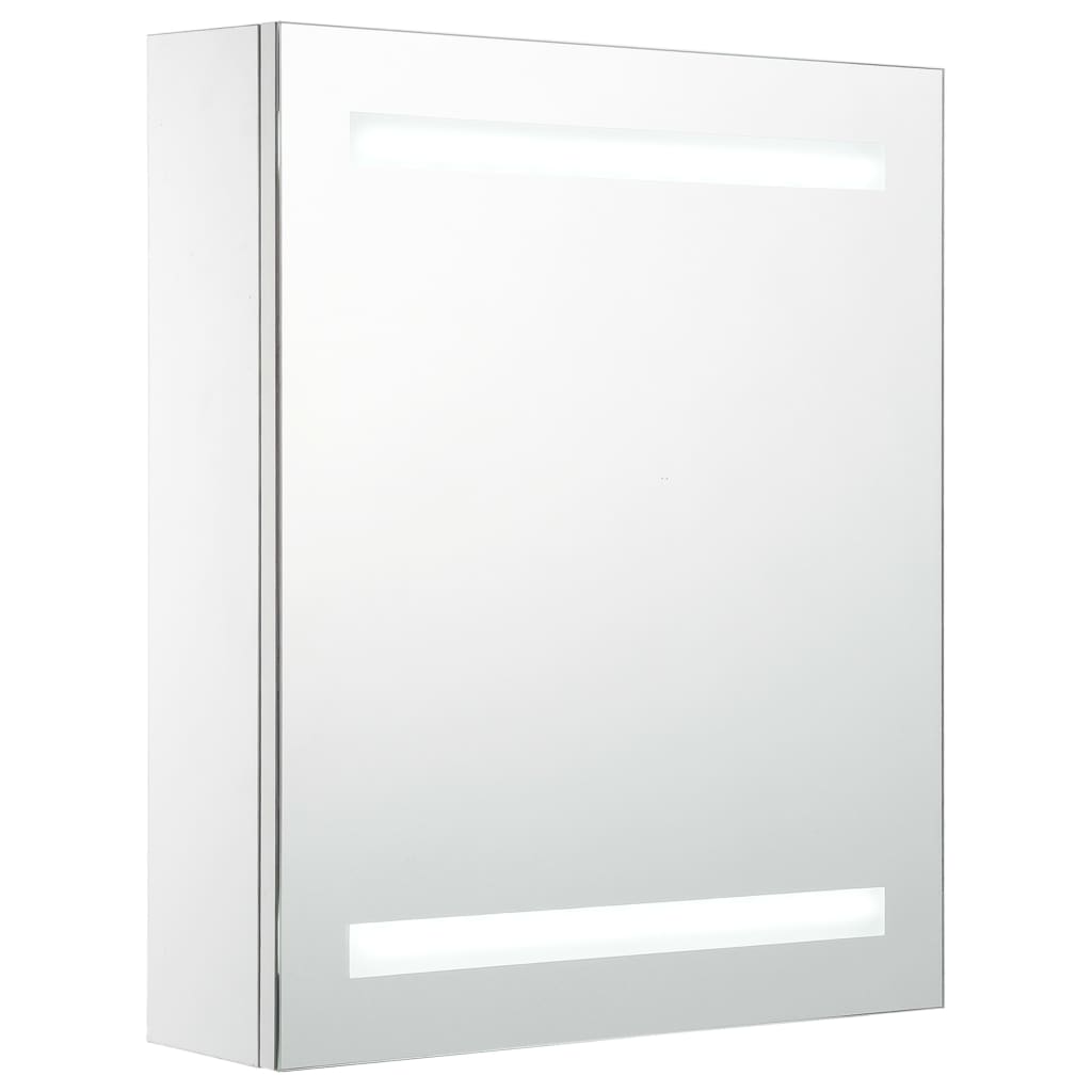 vidaXL LED Bathroom Mirror Cabinet 50x13.5x60 cm
