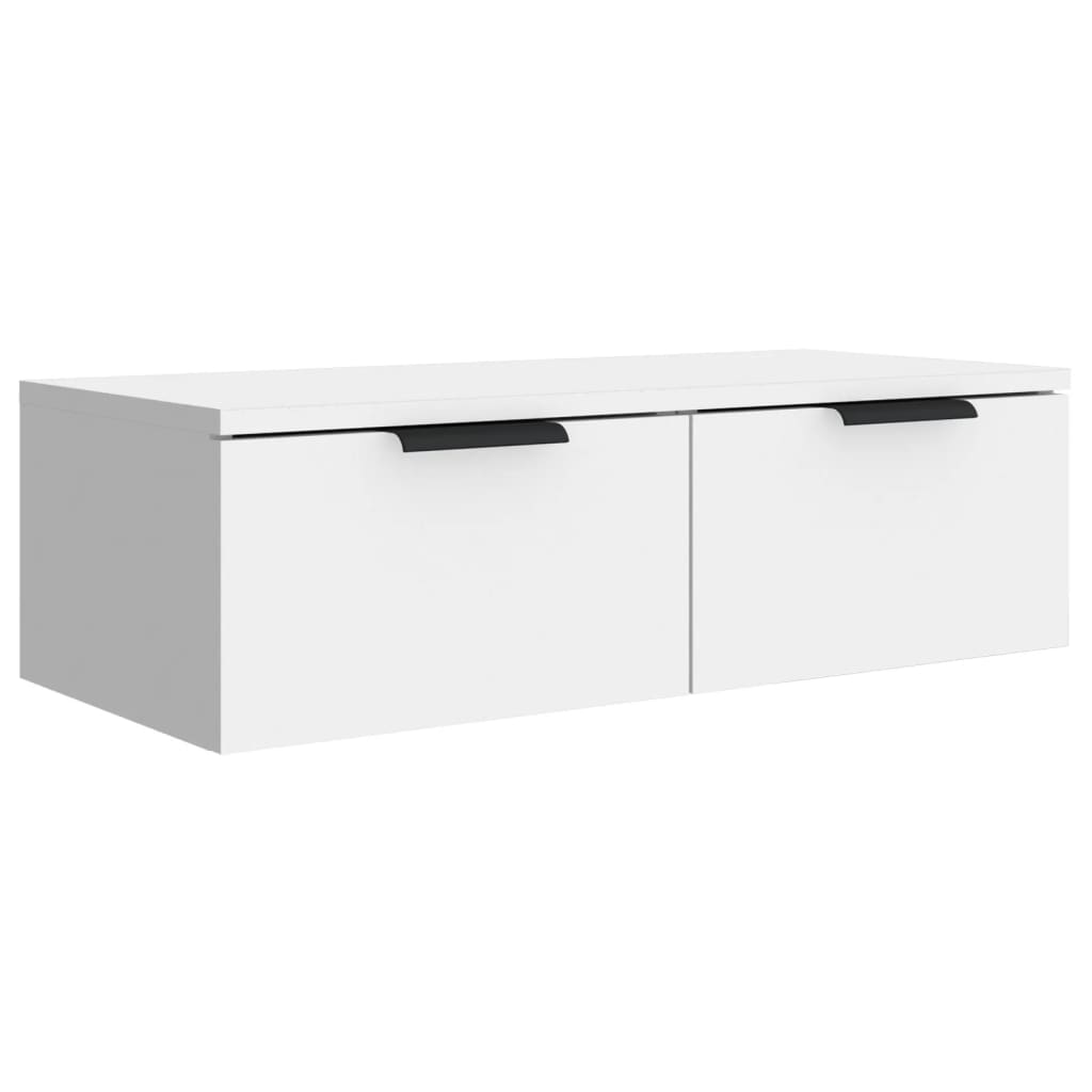 vidaXL Wall Cabinet White 68x30x20 cm Engineered Wood
