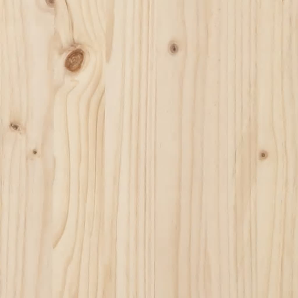 vidaXL Bed Headboard 186x6x101 cm Solid Wood Pine