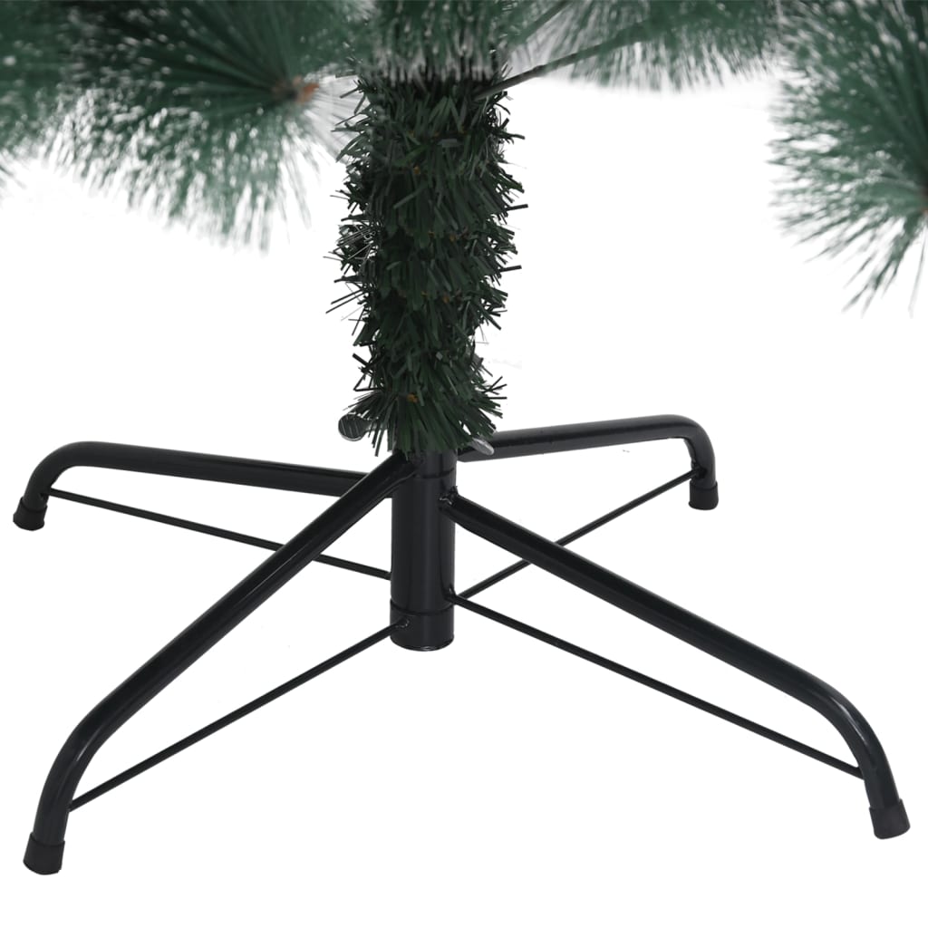 vidaXL Artificial Pre-lit Christmas Tree with Stand Green 210 cm PET