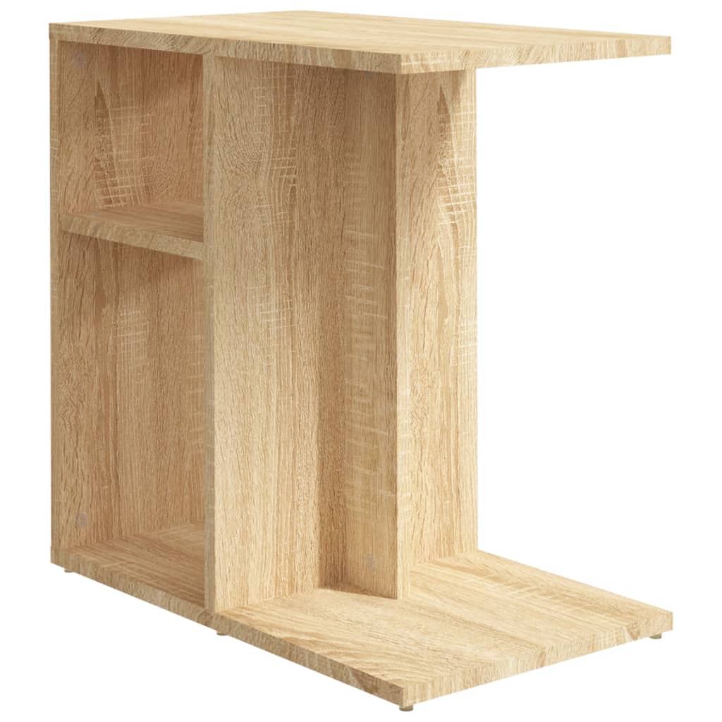 vidaXL Side Table Sonoma Oak 50x30x50 cm Engineered Wood