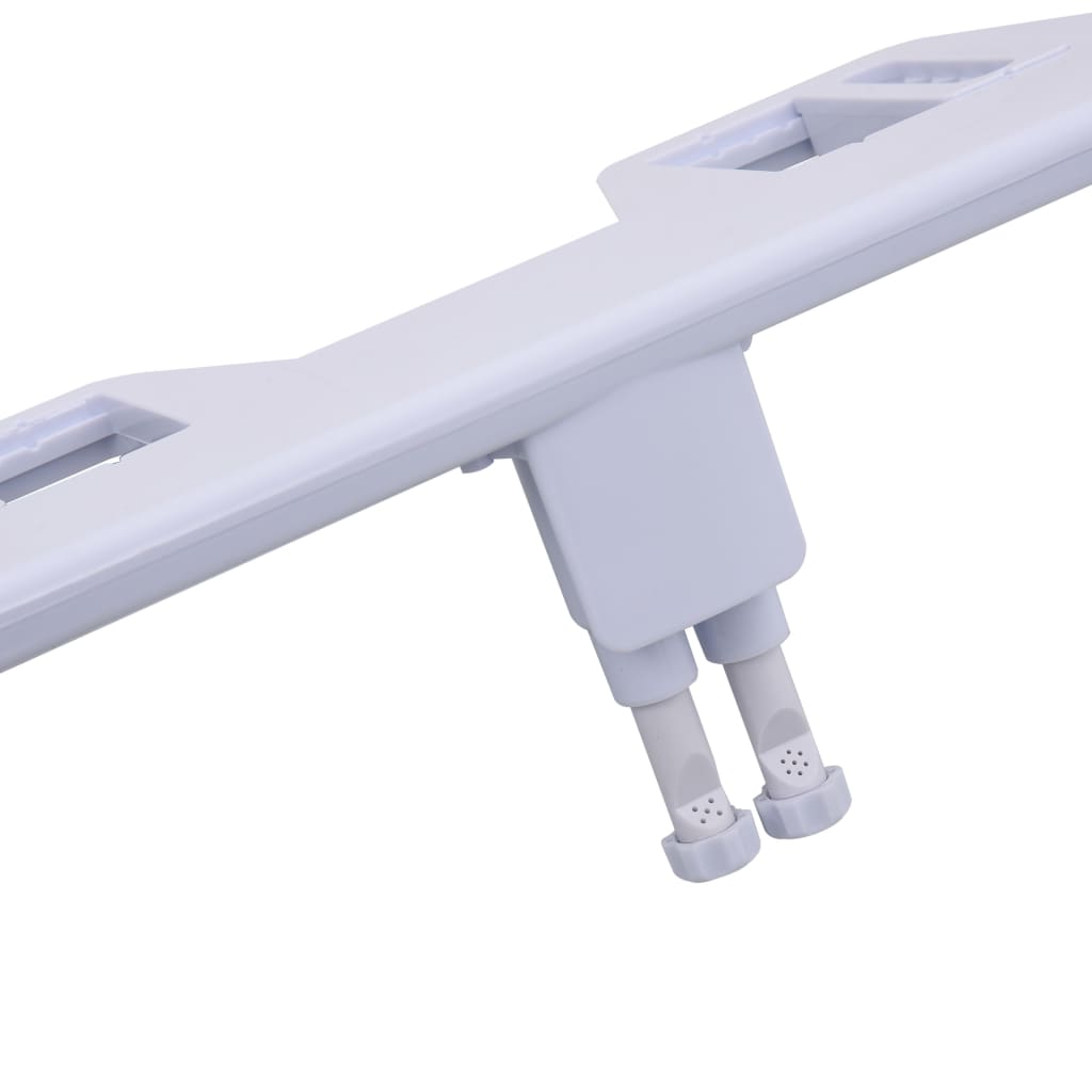 vidaXL Bidet Toilet Seat Attachment Hot Cold Water Dual Nozzles vidaXL.ie