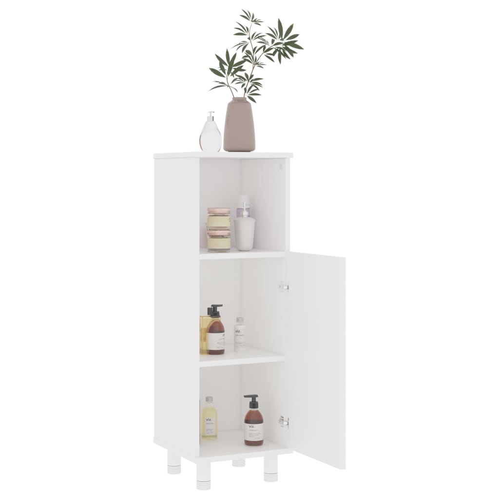 vidaXL Bathroom Cabinet White 30x30x95 cm Engineered Wood