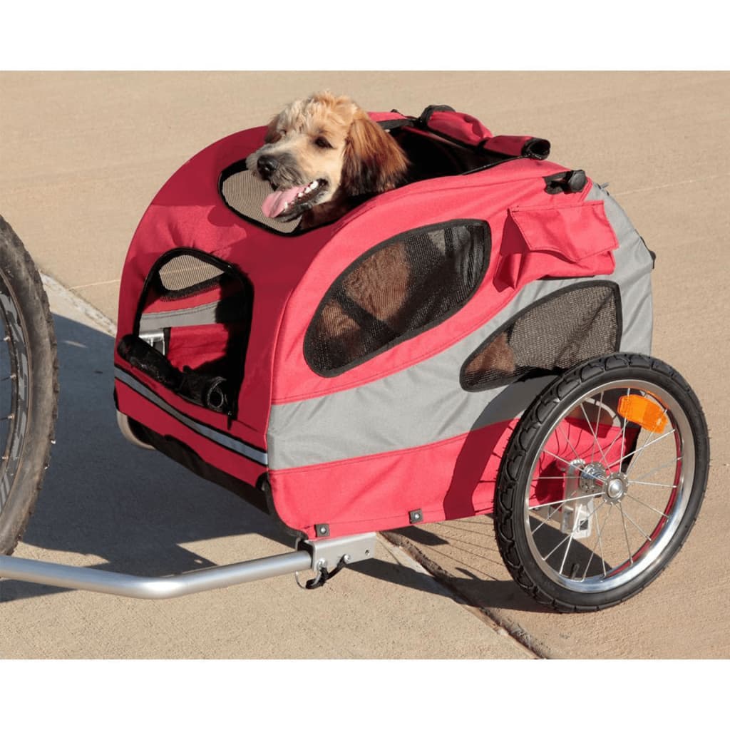 PetSafe Dog Bike Trailer Happy Ride M Red