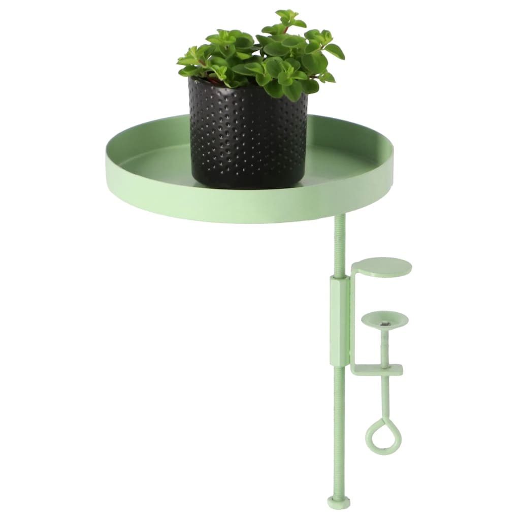 Esschert Design Plant Tray with Clamp Round Green M