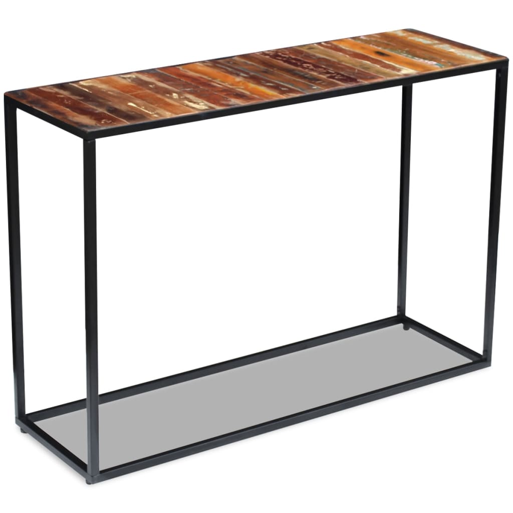 vidaXL Console Table Solid Reclaimed Wood 110x35x76 cm