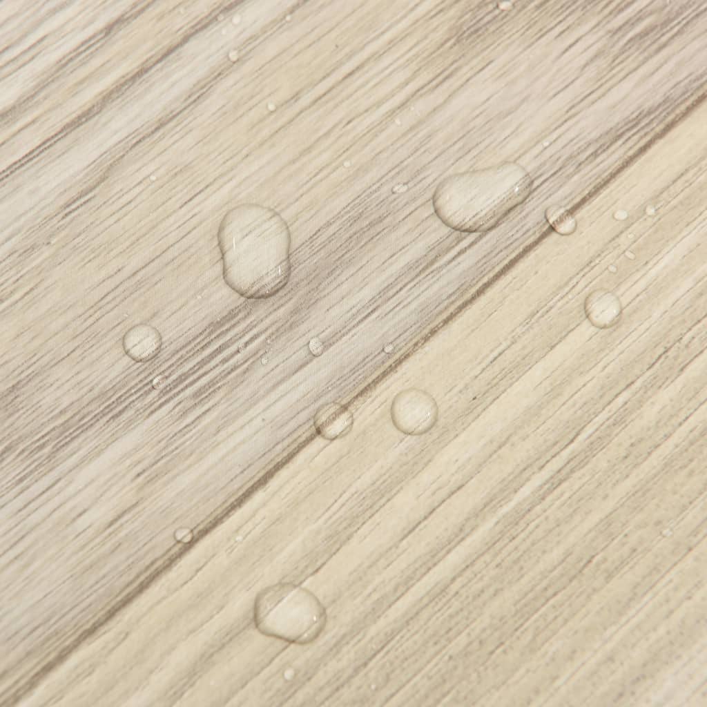 vidaXL Self-adhesive Flooring Planks 55 pcs PVC 5.11 m² Beige Striped