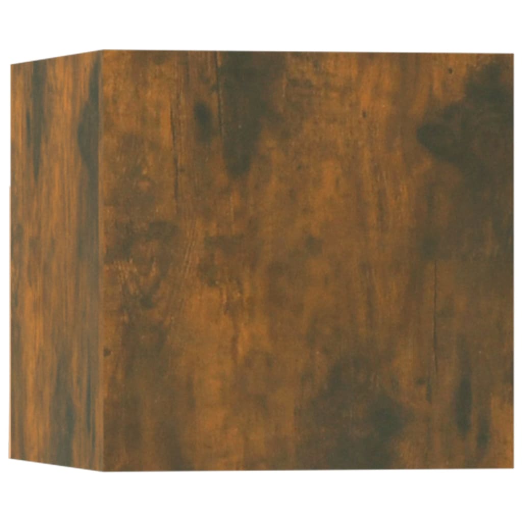 vidaXL 5 Piece TV Cabinet Set Smoked Oak Engineered Wood