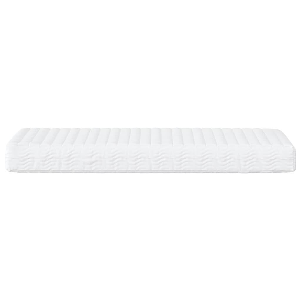 vidaXL Foam Mattress White 90x190 cm Hardness H2 H3