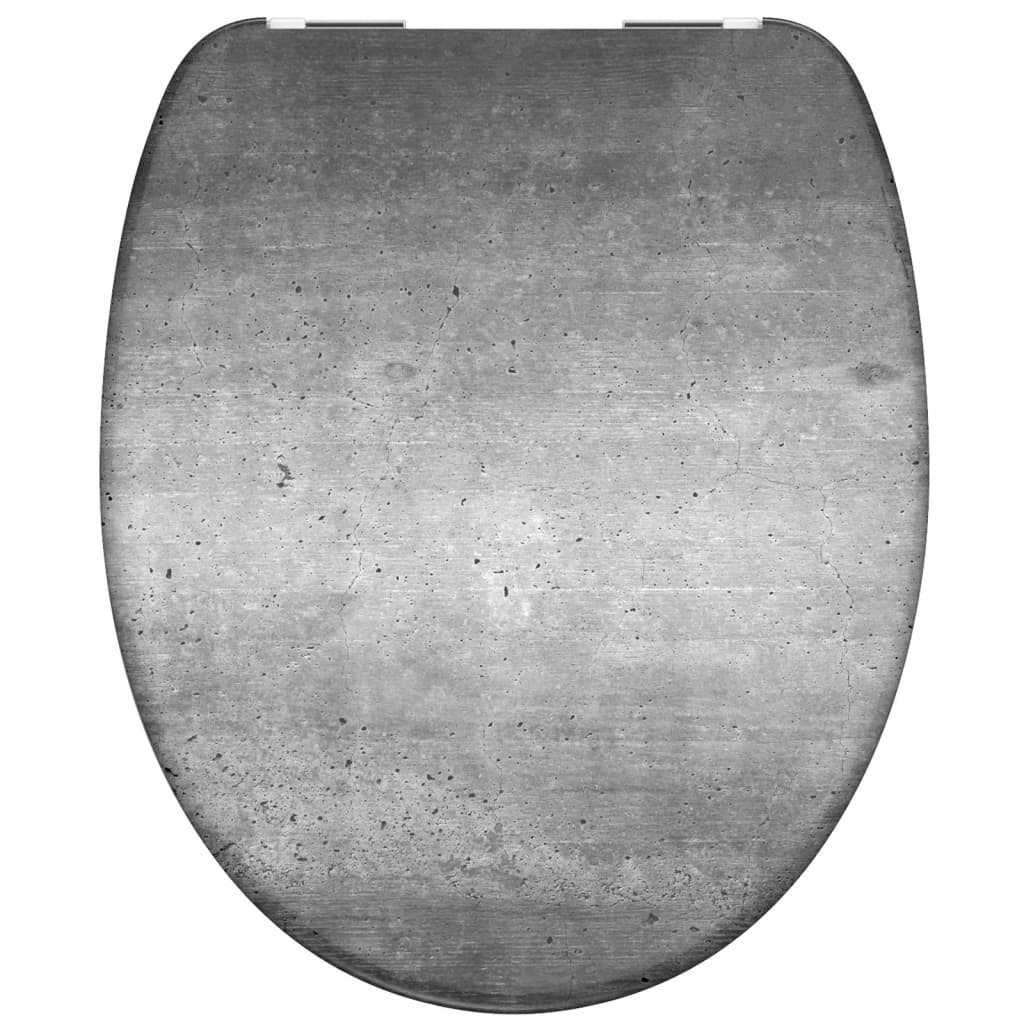 SCHÜTTE Toilet Seat with Soft-Close INDUSTRIAL GREY