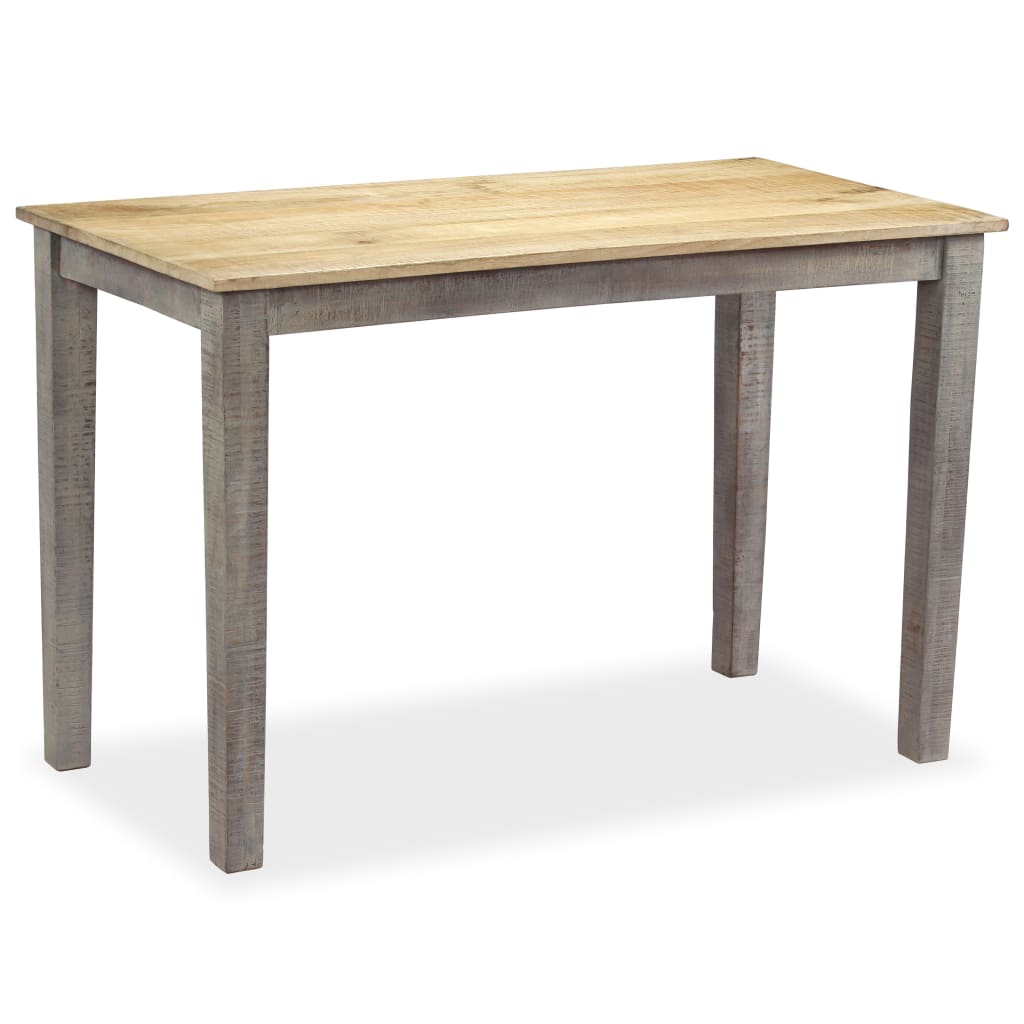 vidaXL Dining Table Solid Wood 118x60x76 cm