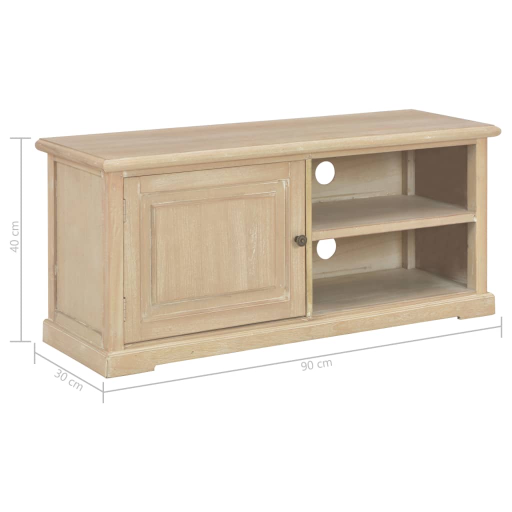 vidaXL TV Cabinet 90x30x40 cm Wood