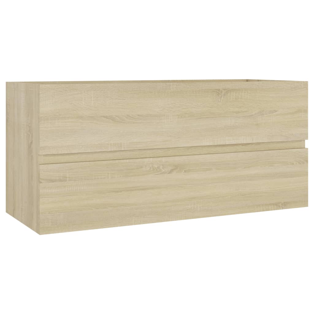 vidaXL Sink Cabinet with Built-in Basin Sonoma Oak Engineered Wood