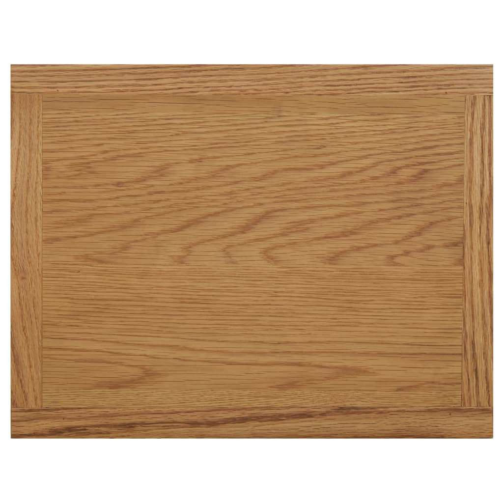 vidaXL Magazine Table 45x35x55 cm Solid Oak Wood