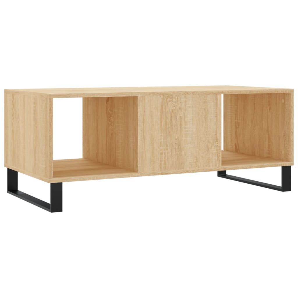 vidaXL Coffee Table Sonoma Oak 102x50x40 cm Engineered Wood