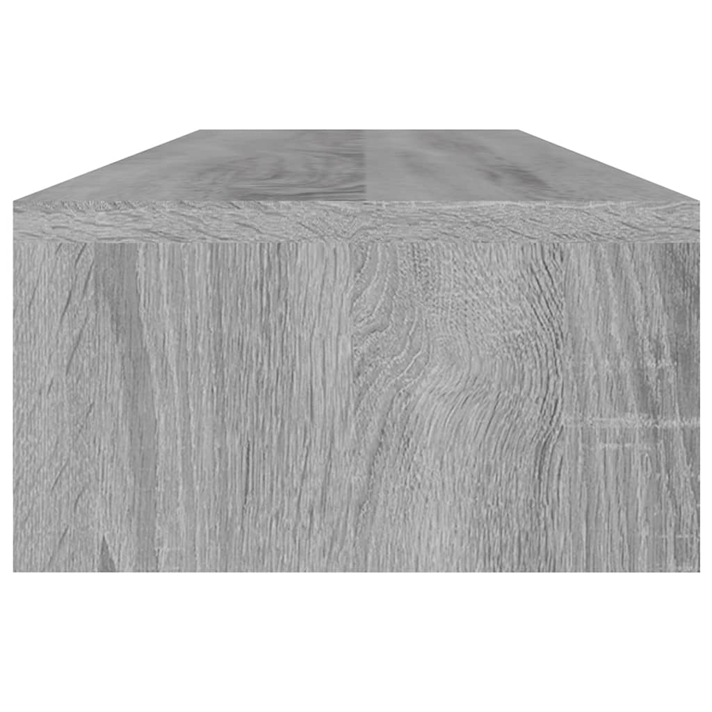vidaXL Monitor Stand Grey Sonoma 100x24x13 cm Engineered Wood