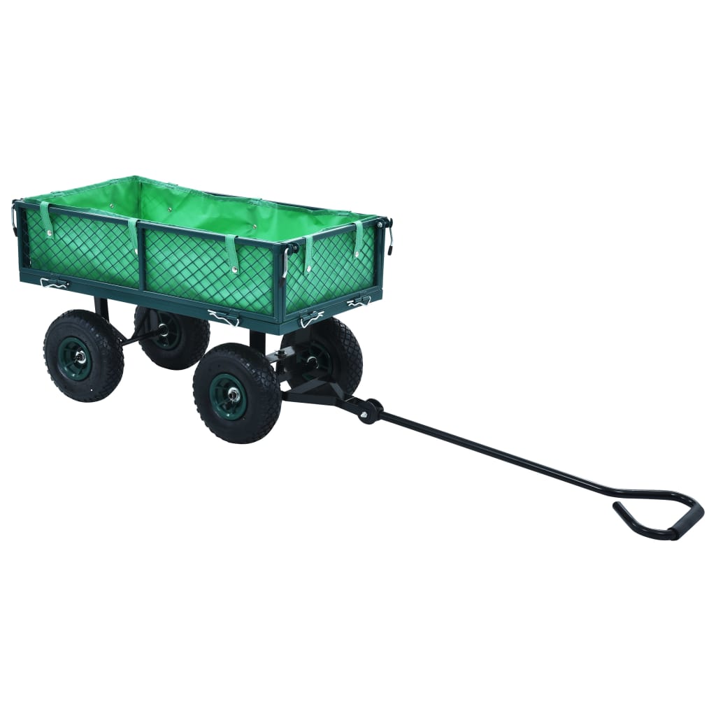 vidaXL Garden Hand Trolley Green 250 kg