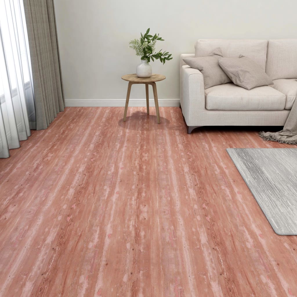 vidaXL Self-adhesive Flooring Planks 55 pcs PVC 5.11 m² Red
