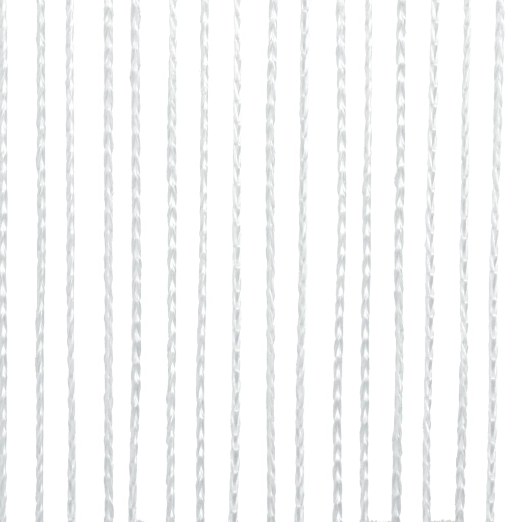 vidaXL String Curtains 2 pcs 140x250 cm White